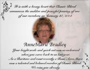 Anne Marie Bradley memorial